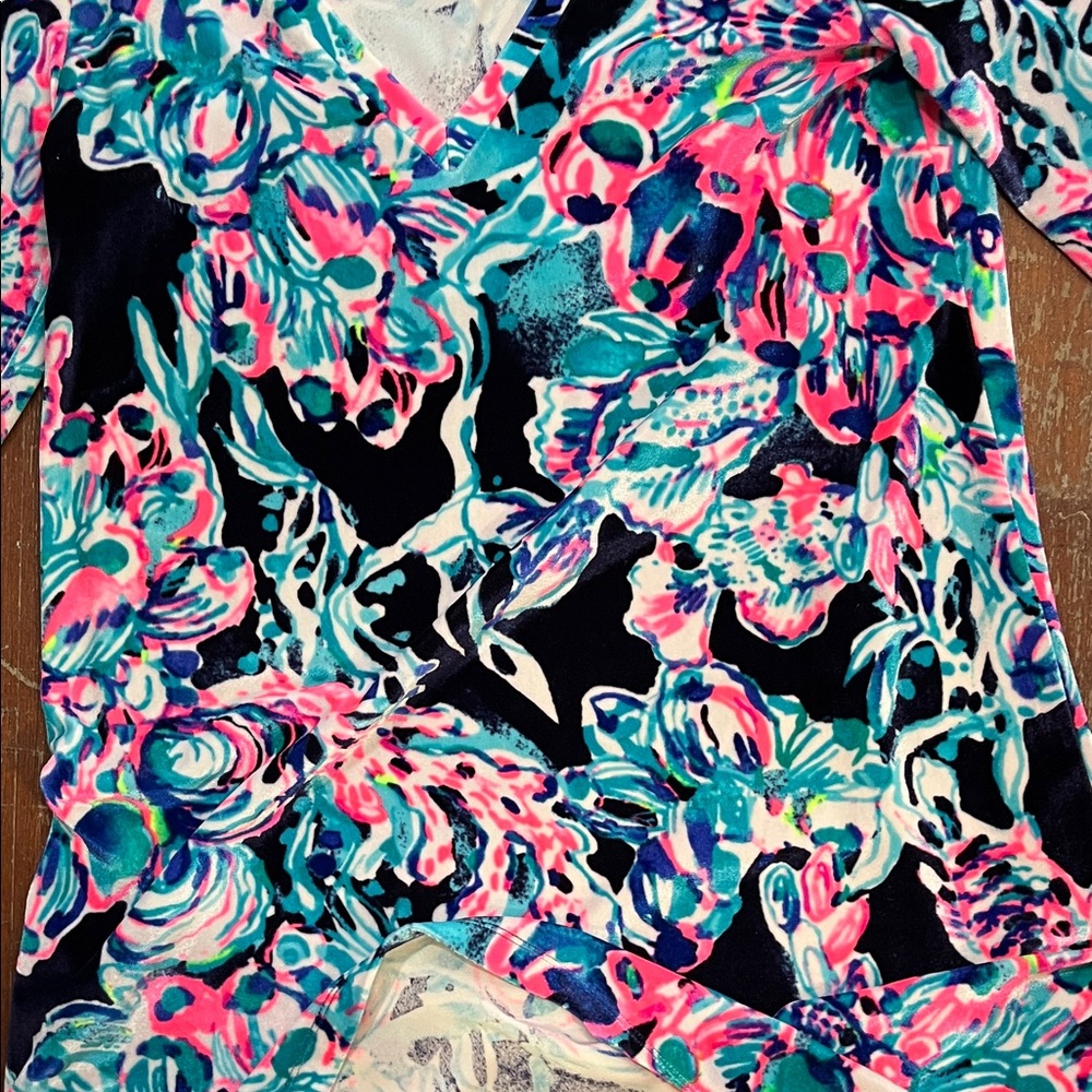 Lilly Pulitzer Dress in Pink and Blue Floral - Picture 7 of 8